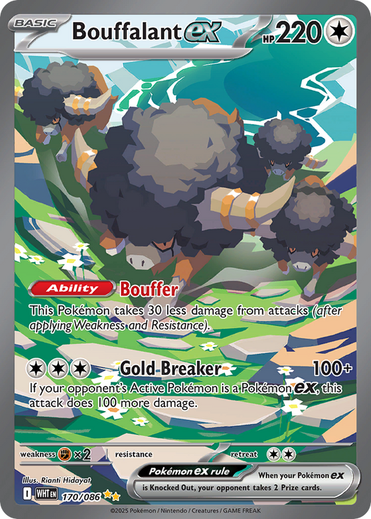 Bouffalant ex — White Flare 170/086