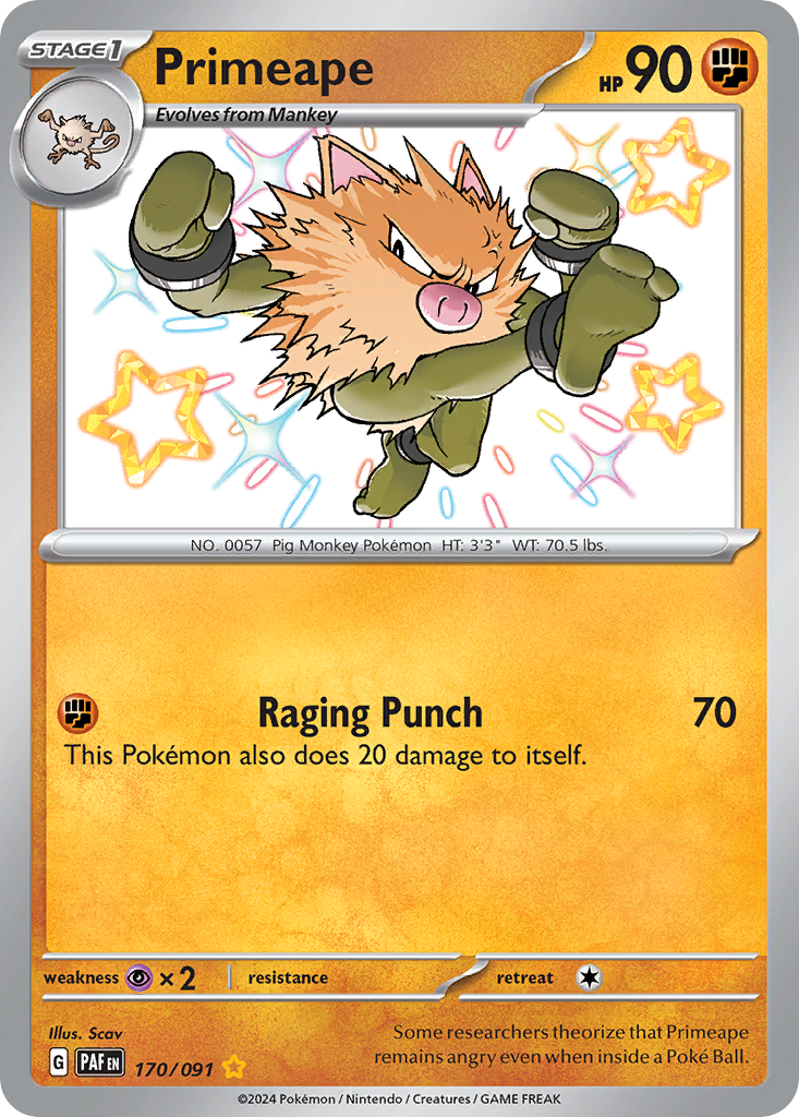 Primeape – Paldean Fates
