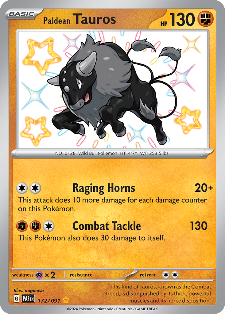 Paldean Tauros – Paldean Fates