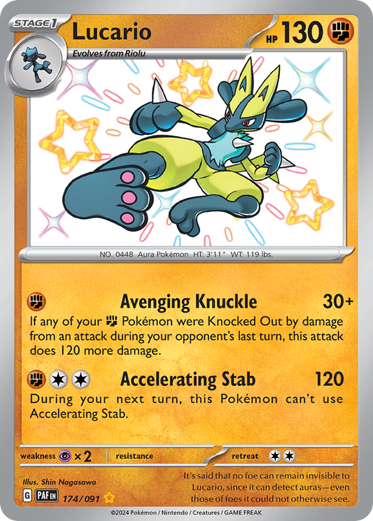 Lucario – Paldean Fates