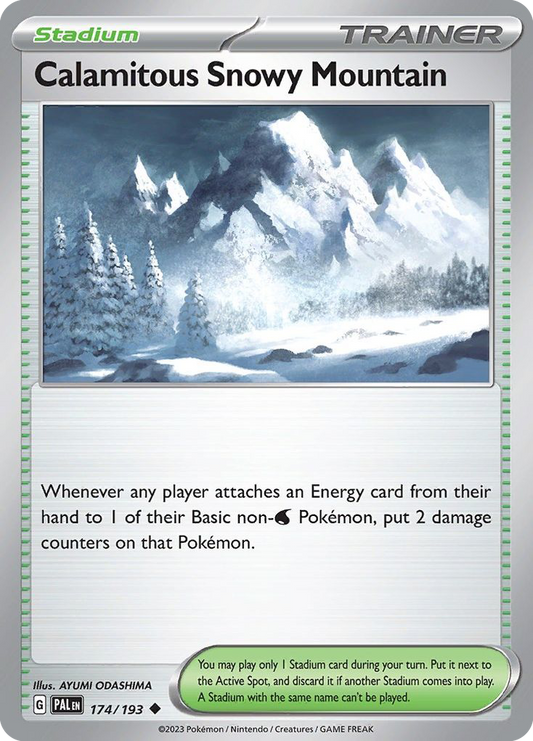 Calamitous Snowy Mountain – Paldea Evolved