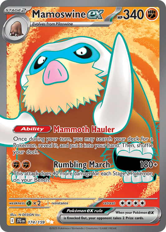 Mamoswine ex — Journey Together 174/159