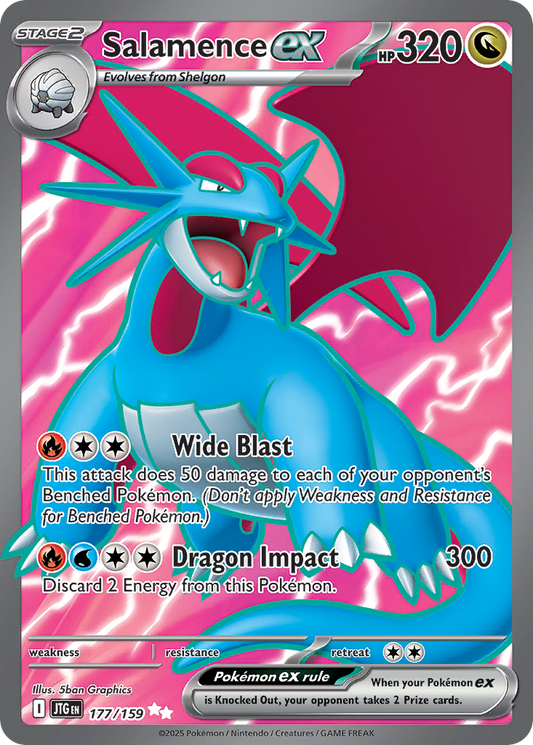 Salamence ex — Journey Together 177/159