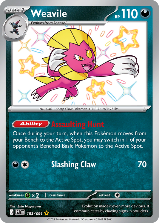 Weavile – Paldean Fates