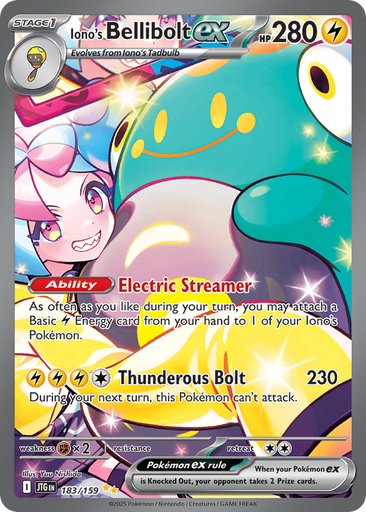 Iono's Bellibolt ex — Journey Together 183/159