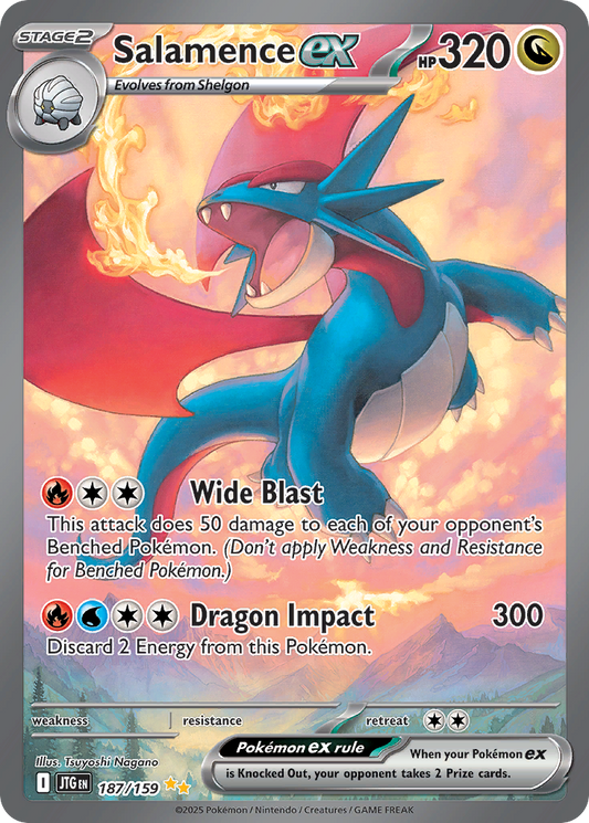 Salamence ex — Journey Together 187/159