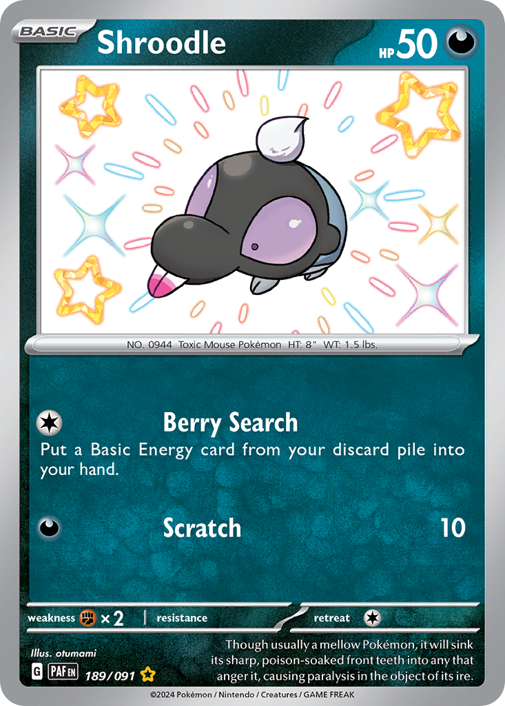 Shroodle – Paldean Fates