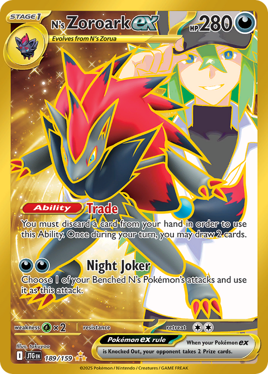 N's Zoroark ex — Journey Together 189/159