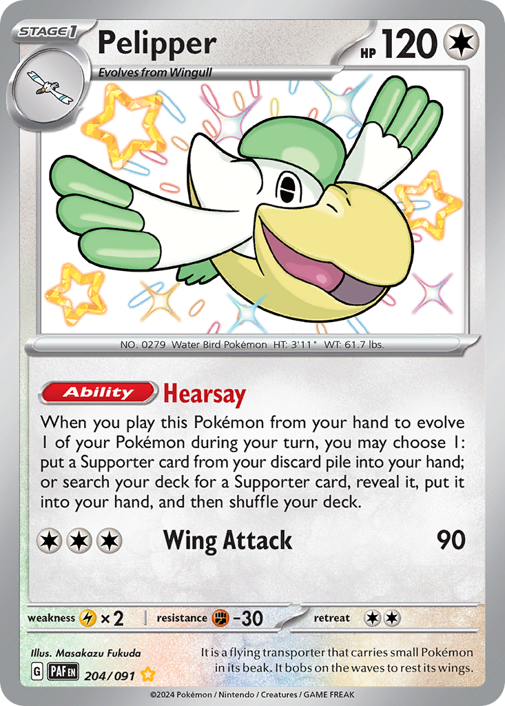 Pelipper – Paldean Fates