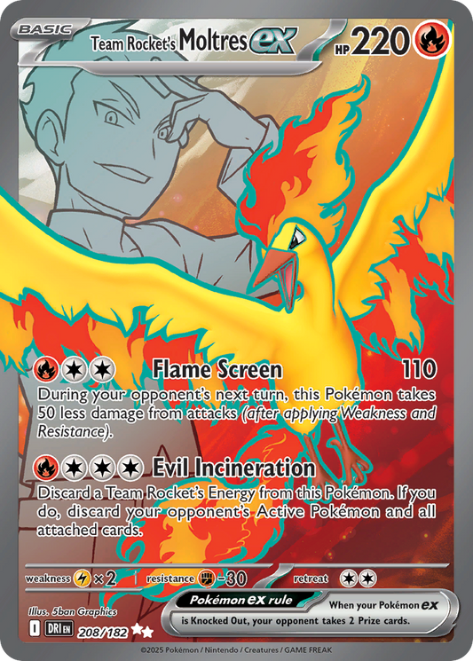 Team Rocket's Moltres ex – Destined Rivals