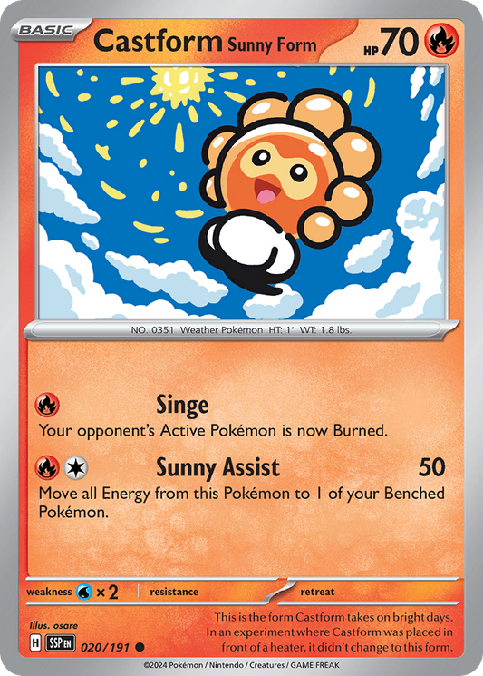 Castform Sunny Form – Surging Sparks