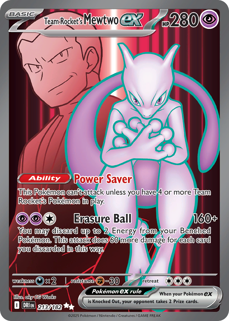 Team Rocket's Mewtwo ex – Destined Rivals