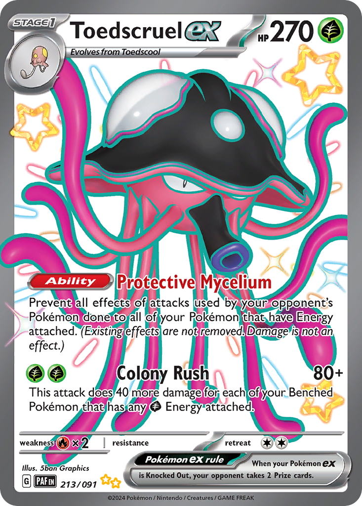 Toedscruel ex – Paldean Fates