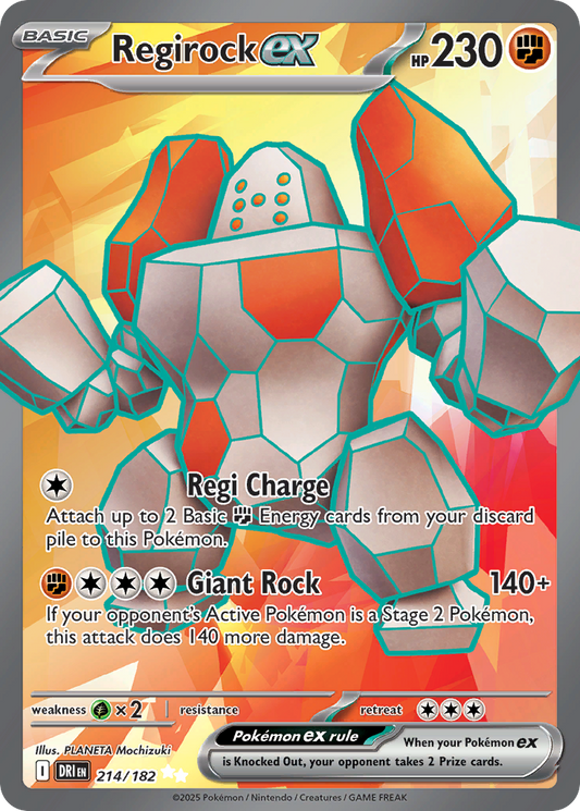 Regirock ex – Destined Rivals
