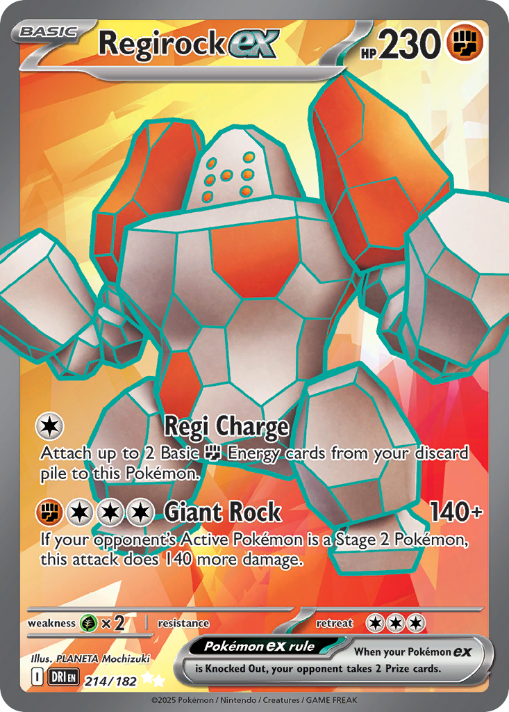 Regirock ex – Destined Rivals