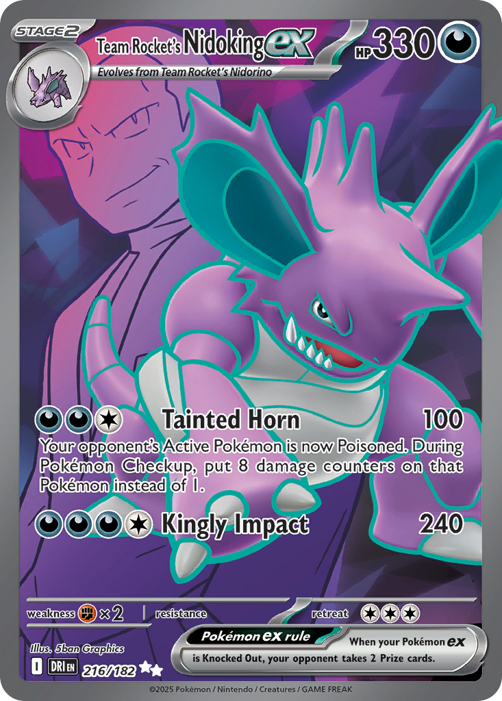 Team Rocket's Nidoking ex – Destined Rivals