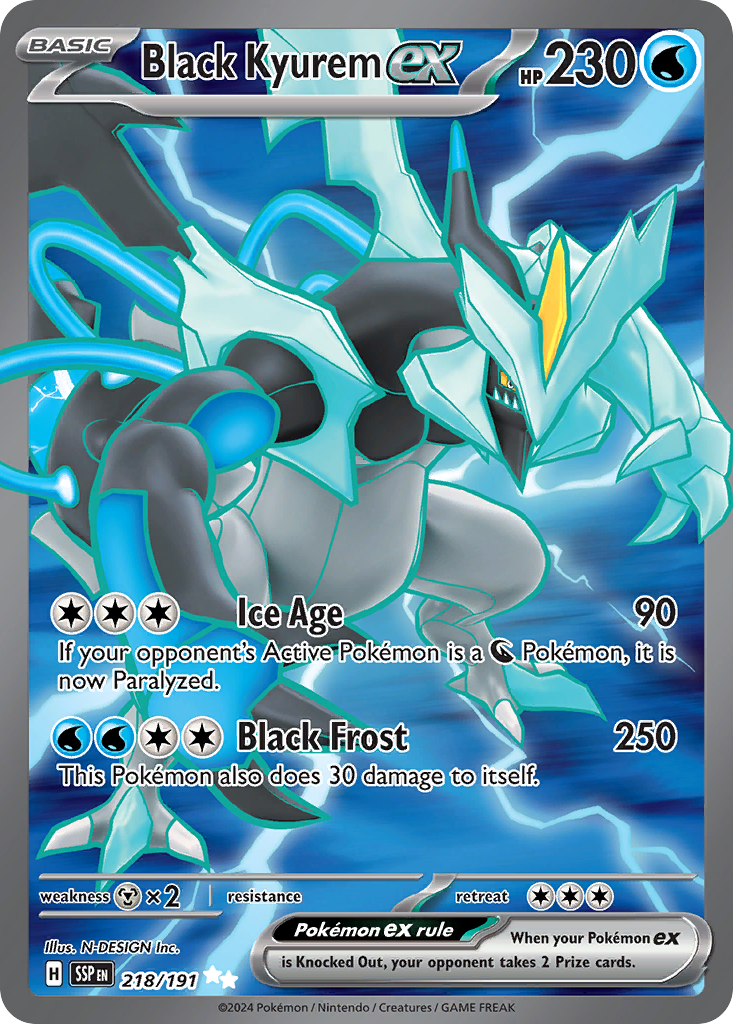 Black Kyurem ex – Surging Sparks