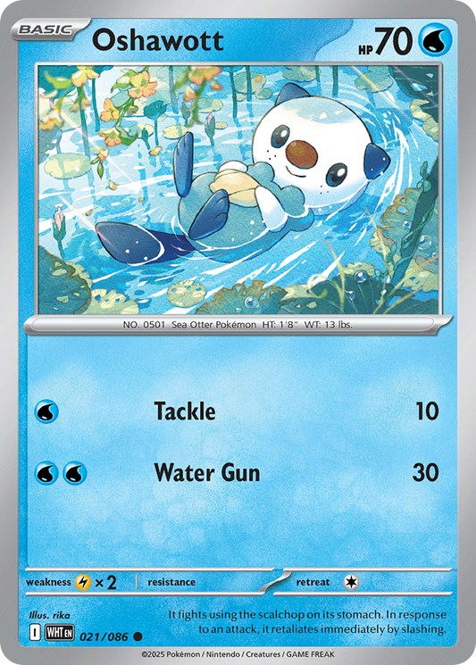 Oshawott — White Flare 021/086