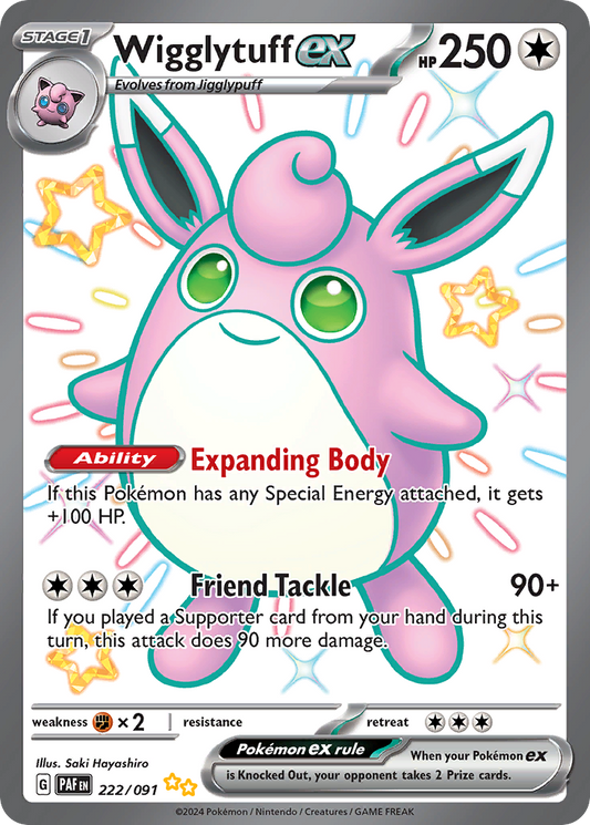 Wigglytuff ex – Paldean Fates