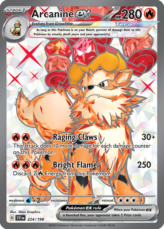 Arcanine ex – Scarlet & Violet