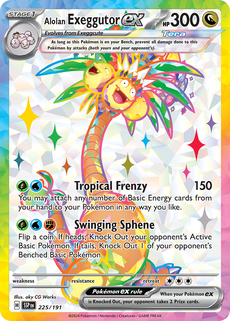 Alolan Exeggutor ex – Surging Sparks