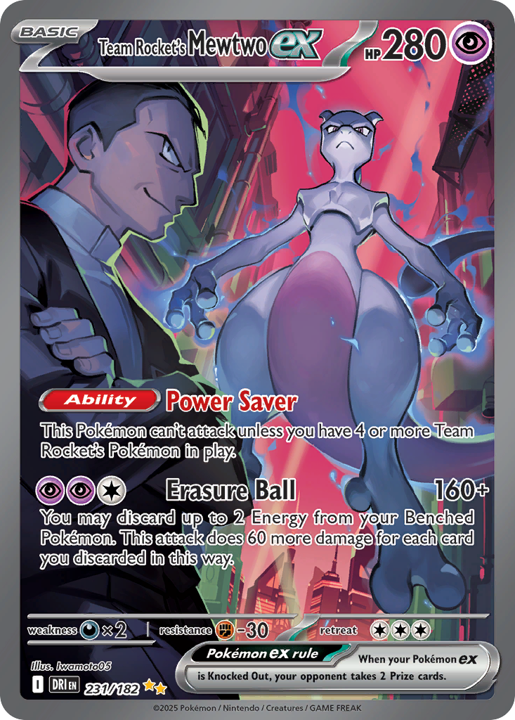 Team Rocket's Mewtwo ex – Destined Rivals