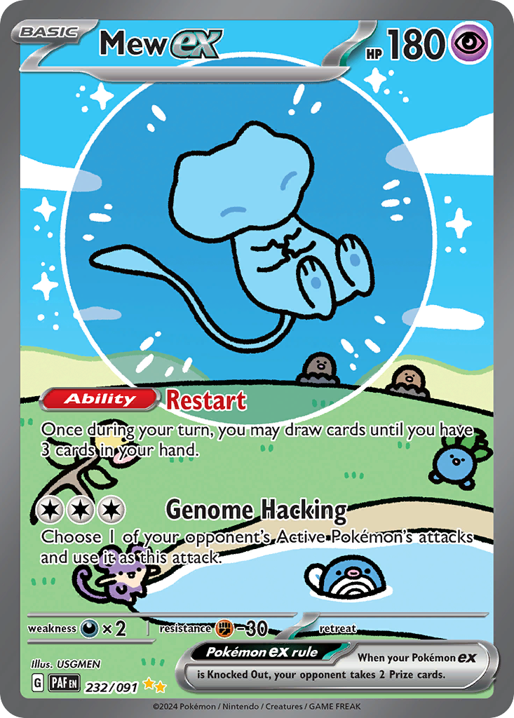 Mew ex – Paldean Fates