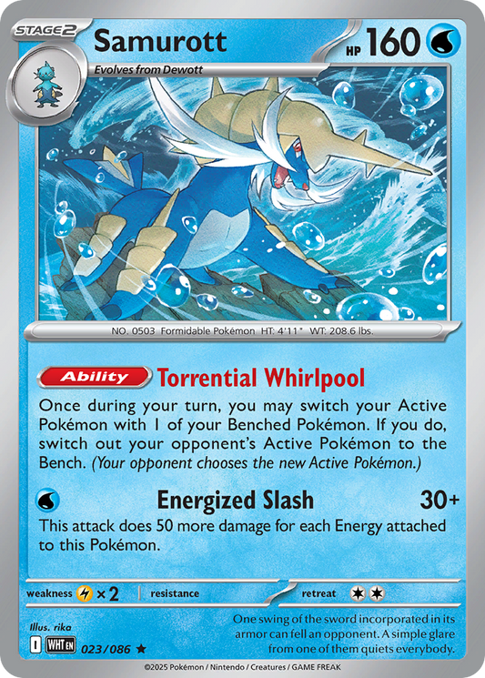 Samurott — White Flare 023/086