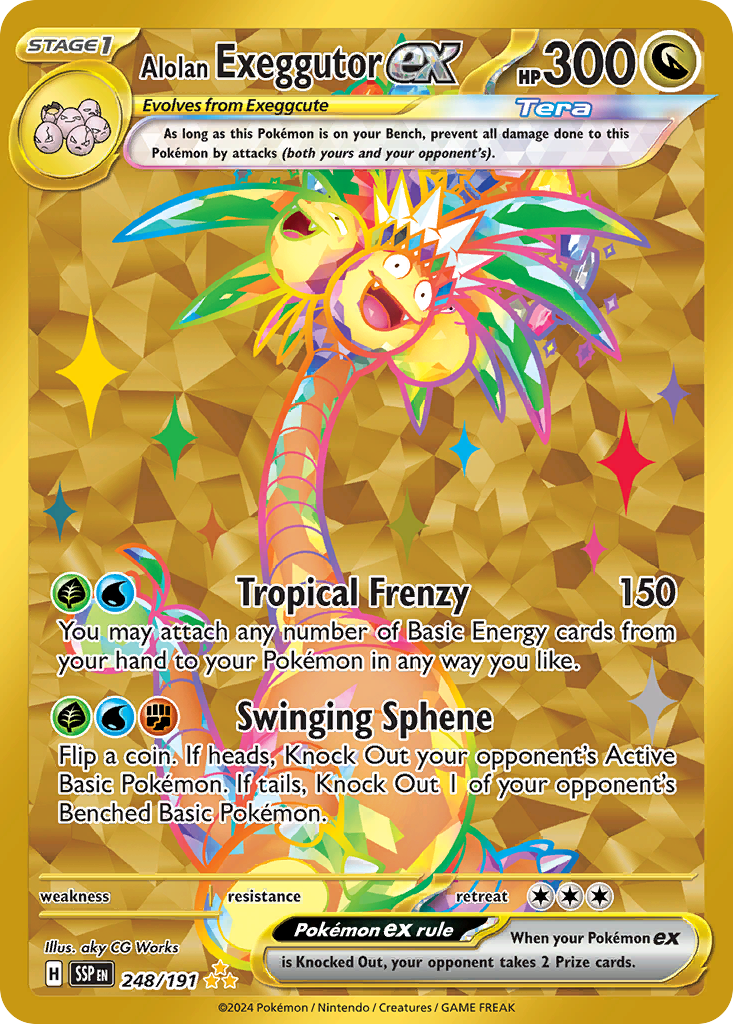 Alolan Exeggutor ex – Surging Sparks