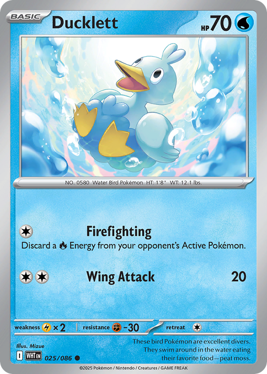 Ducklett — White Flare 025/086