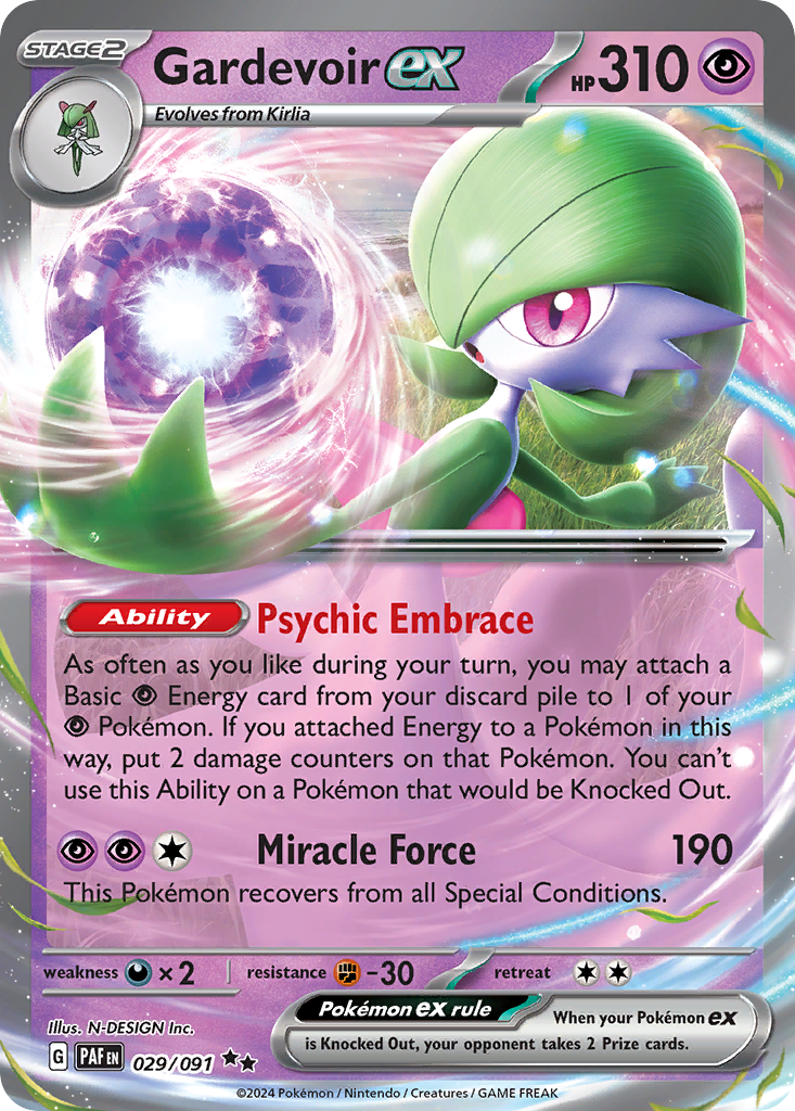 Gardevoir ex – Paldean Fates