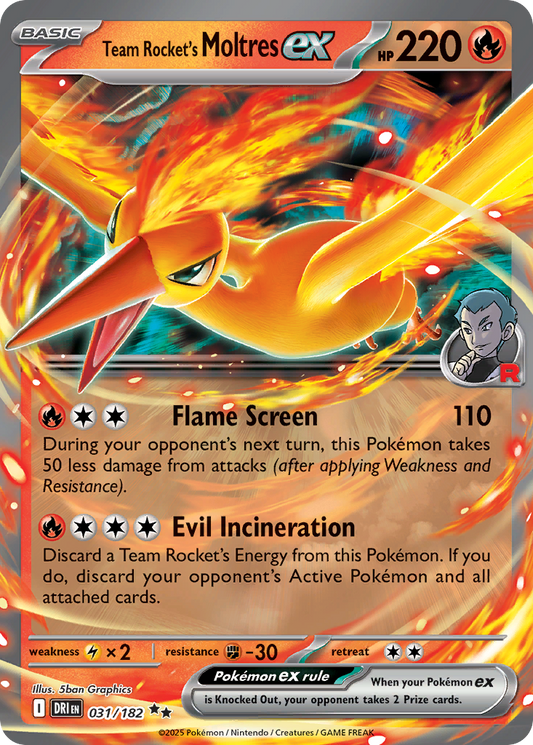Team Rocket's Moltres ex – Destined Rivals