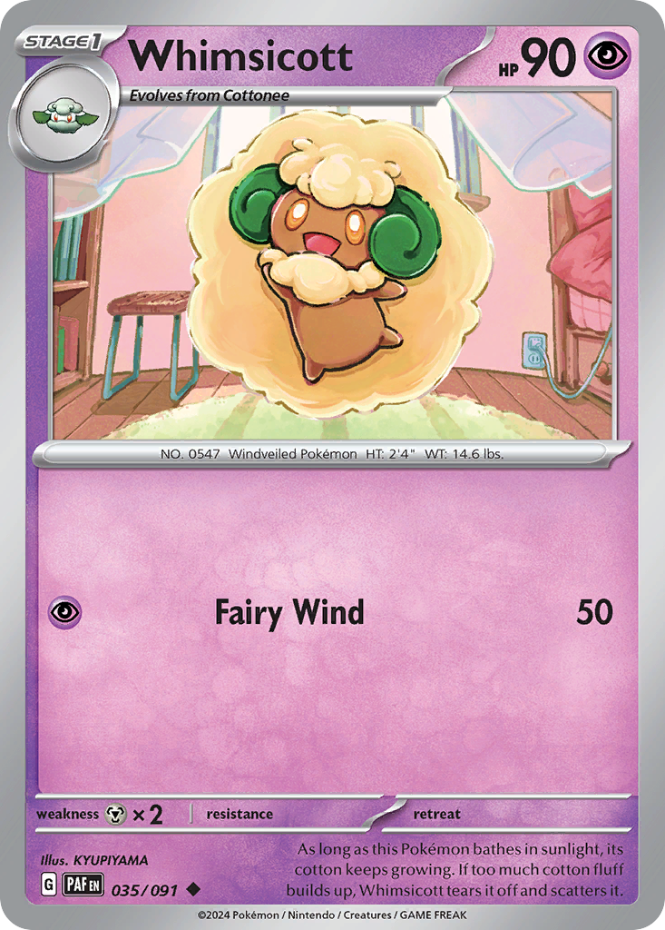 Whimsicott – Paldean Fates