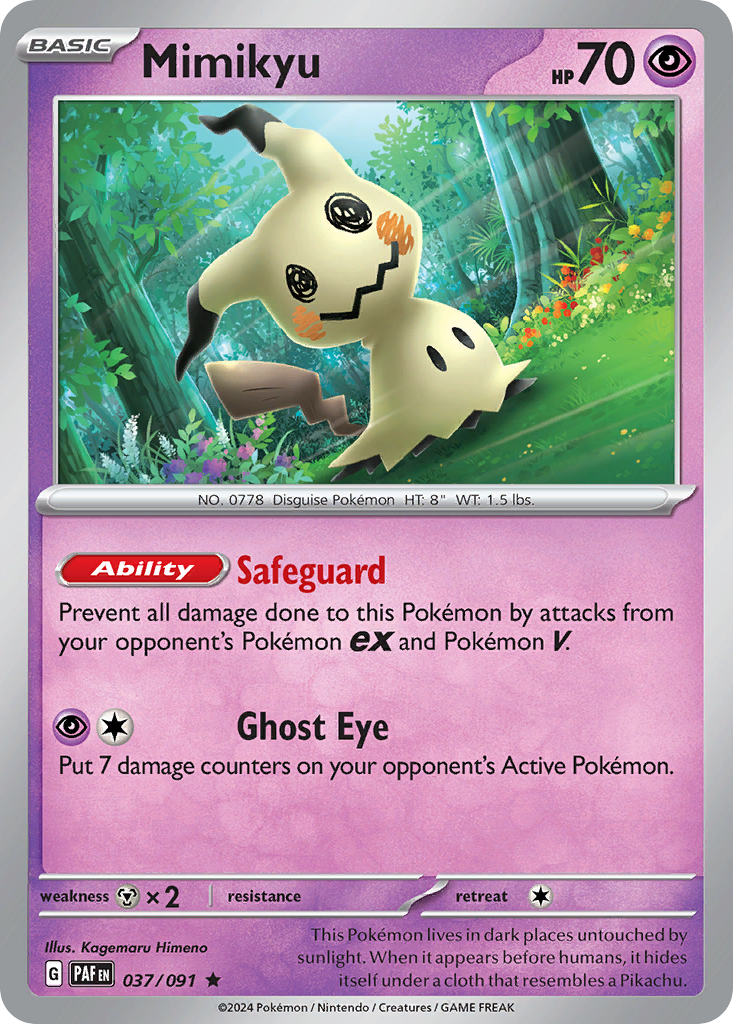 Mimikyu – Paldean Fates