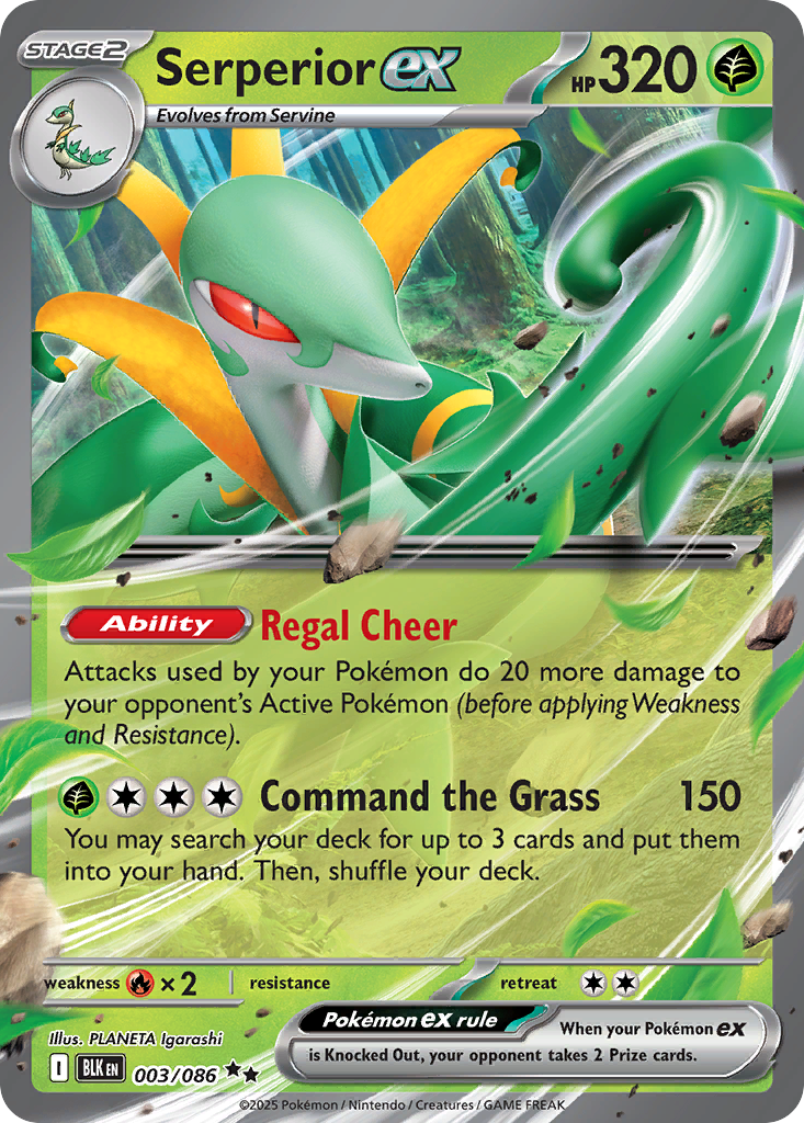 Serperior ex – Black Bolt