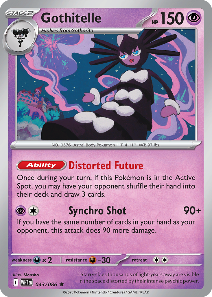 Gothitelle — White Flare 043/086