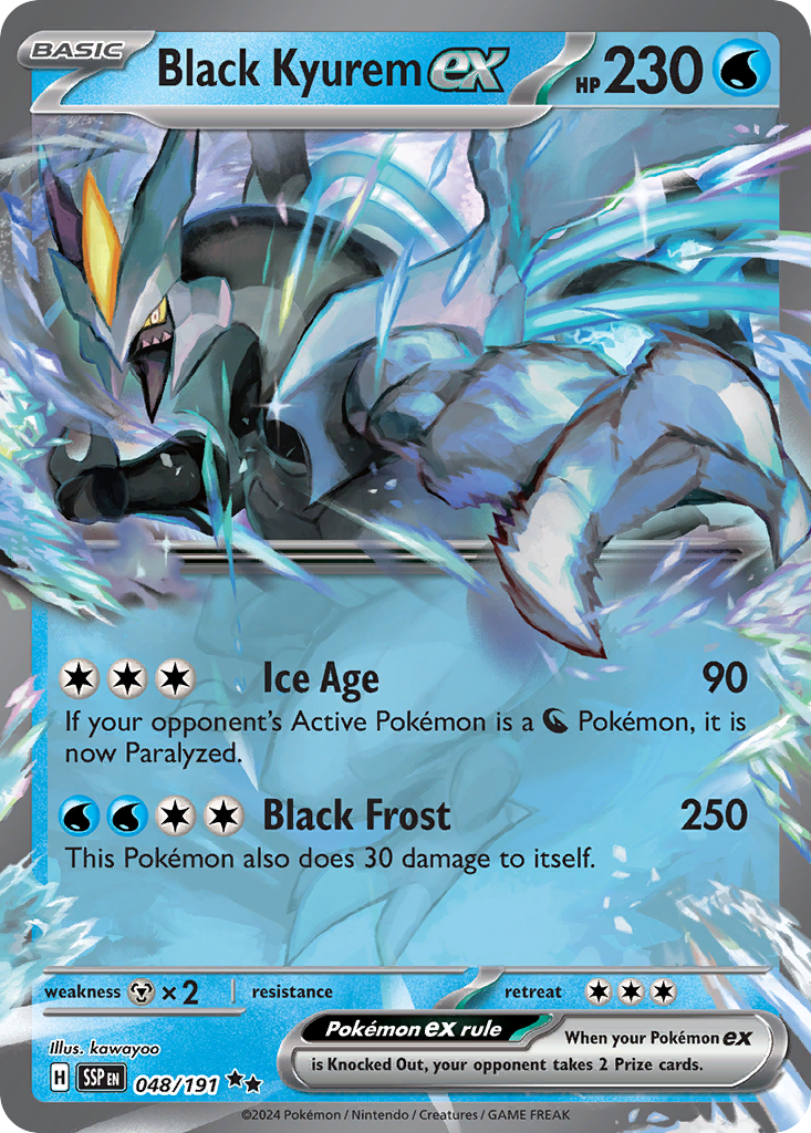 Black Kyurem ex – Surging Sparks