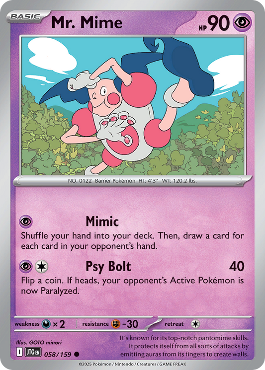 Mr. Mime — Journey Together 058/159