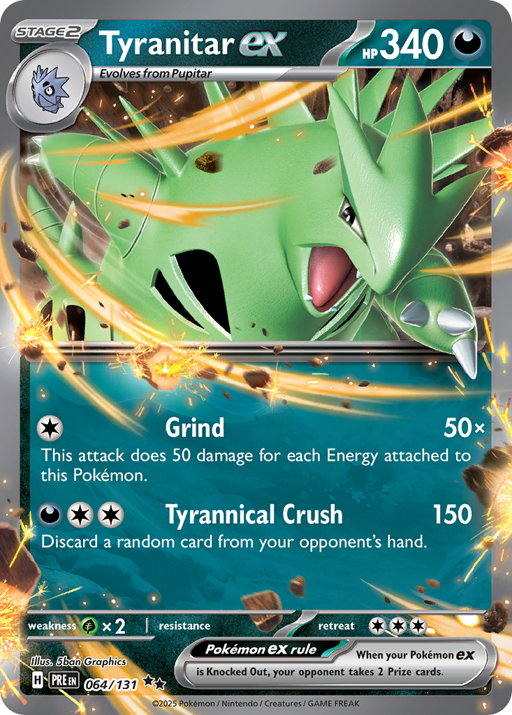 Tyranitar ex – Prismatic Evolutions
