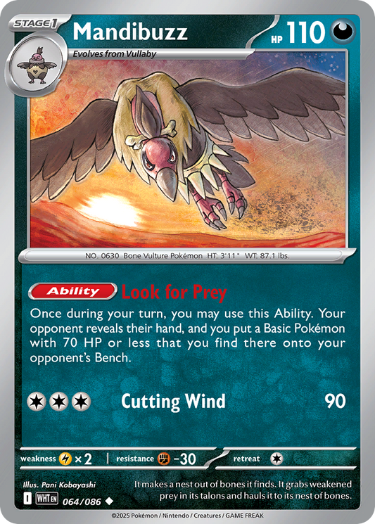 Mandibuzz — White Flare 064/086