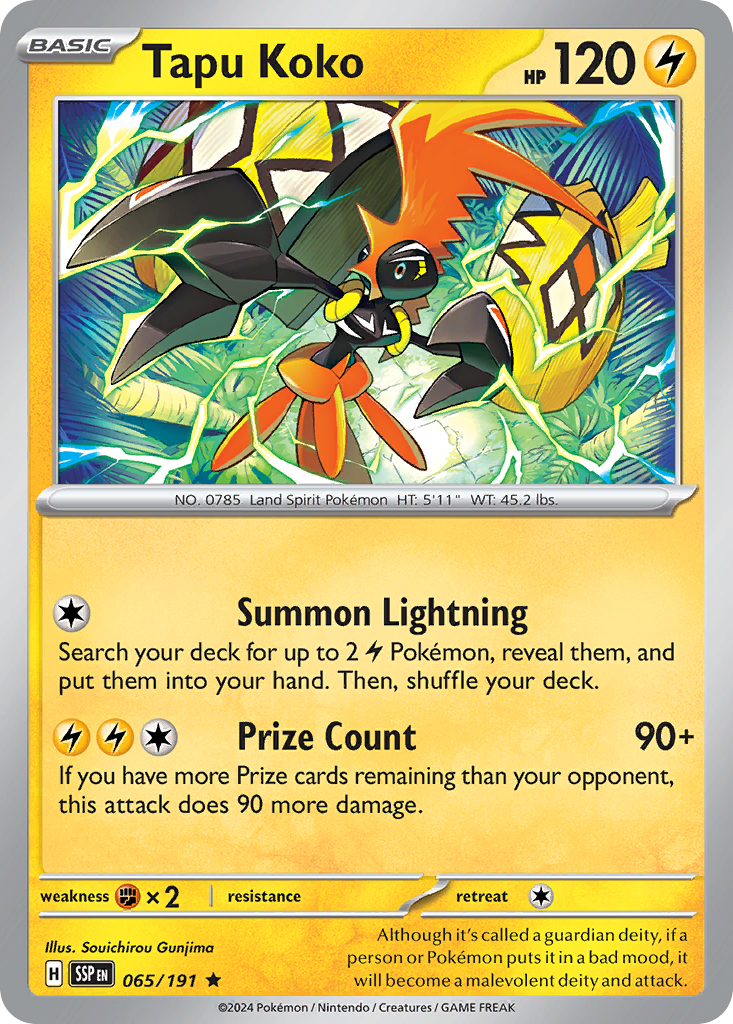 Tapu Koko – Surging Sparks