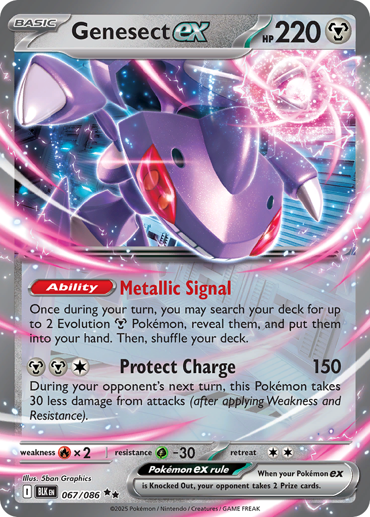 Genesect ex – Black Bolt