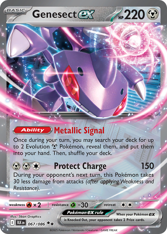 Genesect ex – Black Bolt