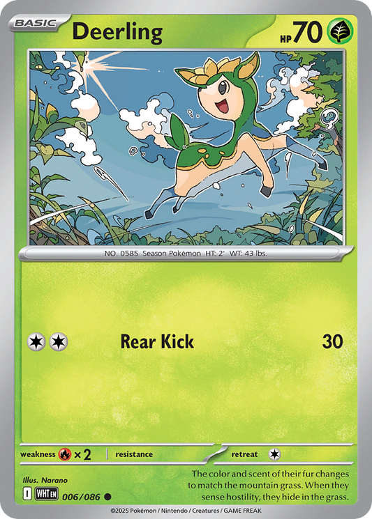 Deerling — White Flare 006/086