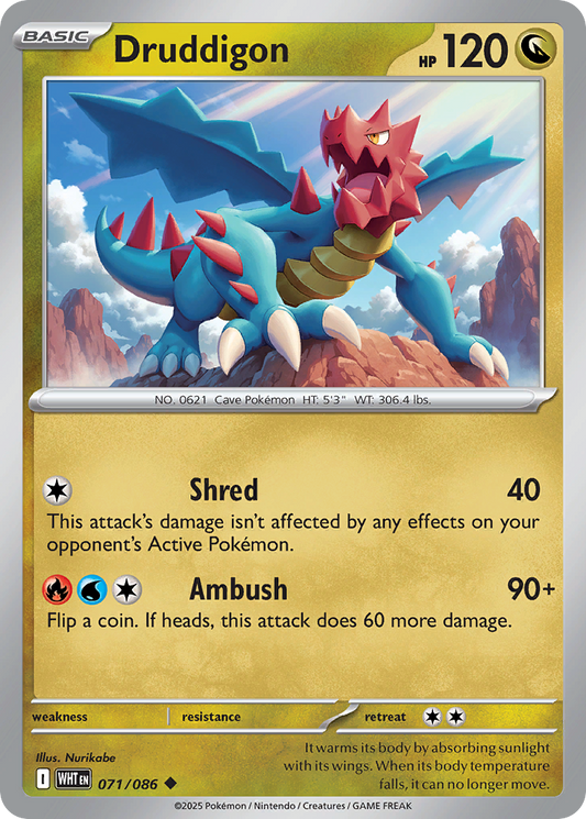 Druddigon — White Flare 071/086