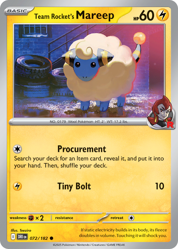 Team Rocket's Mareep – Destined Rivals