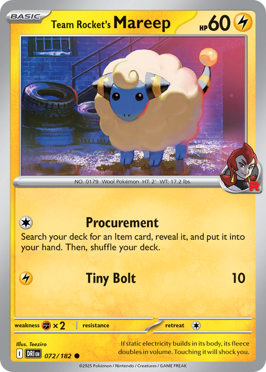 Team Rocket's Mareep – Destined Rivals