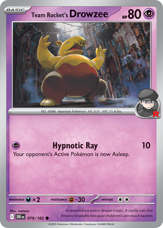 Team Rocket's Drowzee – Destined Rivals