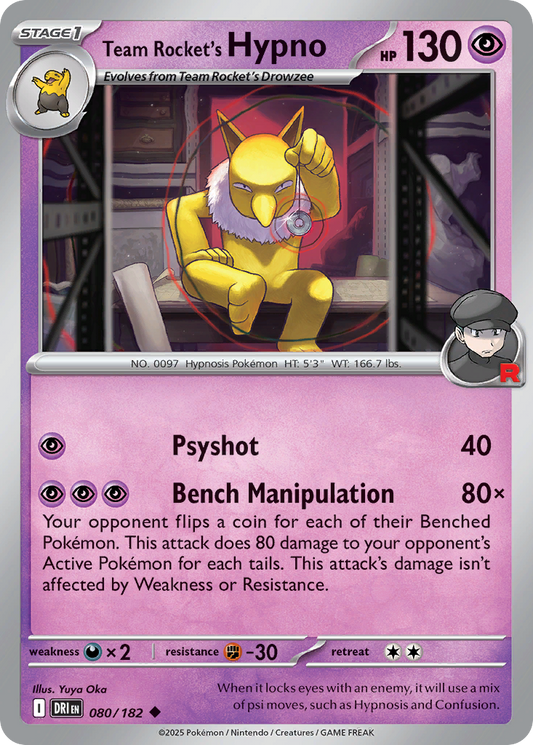Team Rocket's Hypno – Destined Rivals