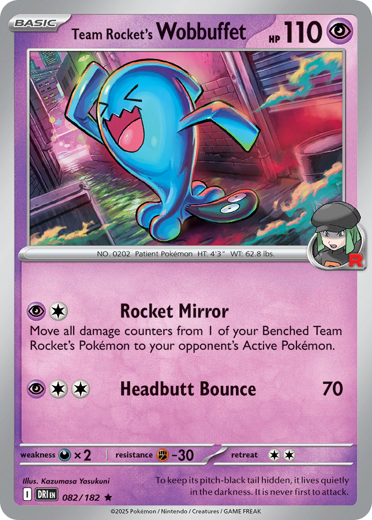 Team Rocket's Wobbuffet – Destined Rivals